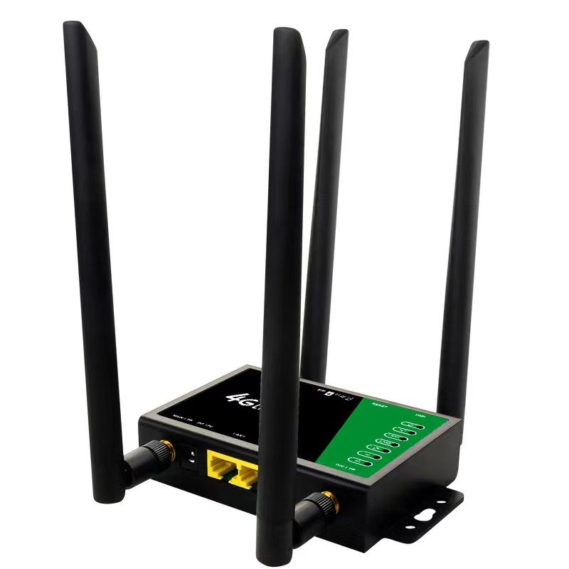 2024 New Arrival 32 Users SMA Antennas 4G FWA CPE RJ45 Ports Sim Slot 4G Modem Router Industrial
